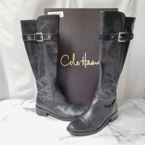 COLE HAAN "FABRIZIA II" TALL KNEE BOOTS SIZE 9B